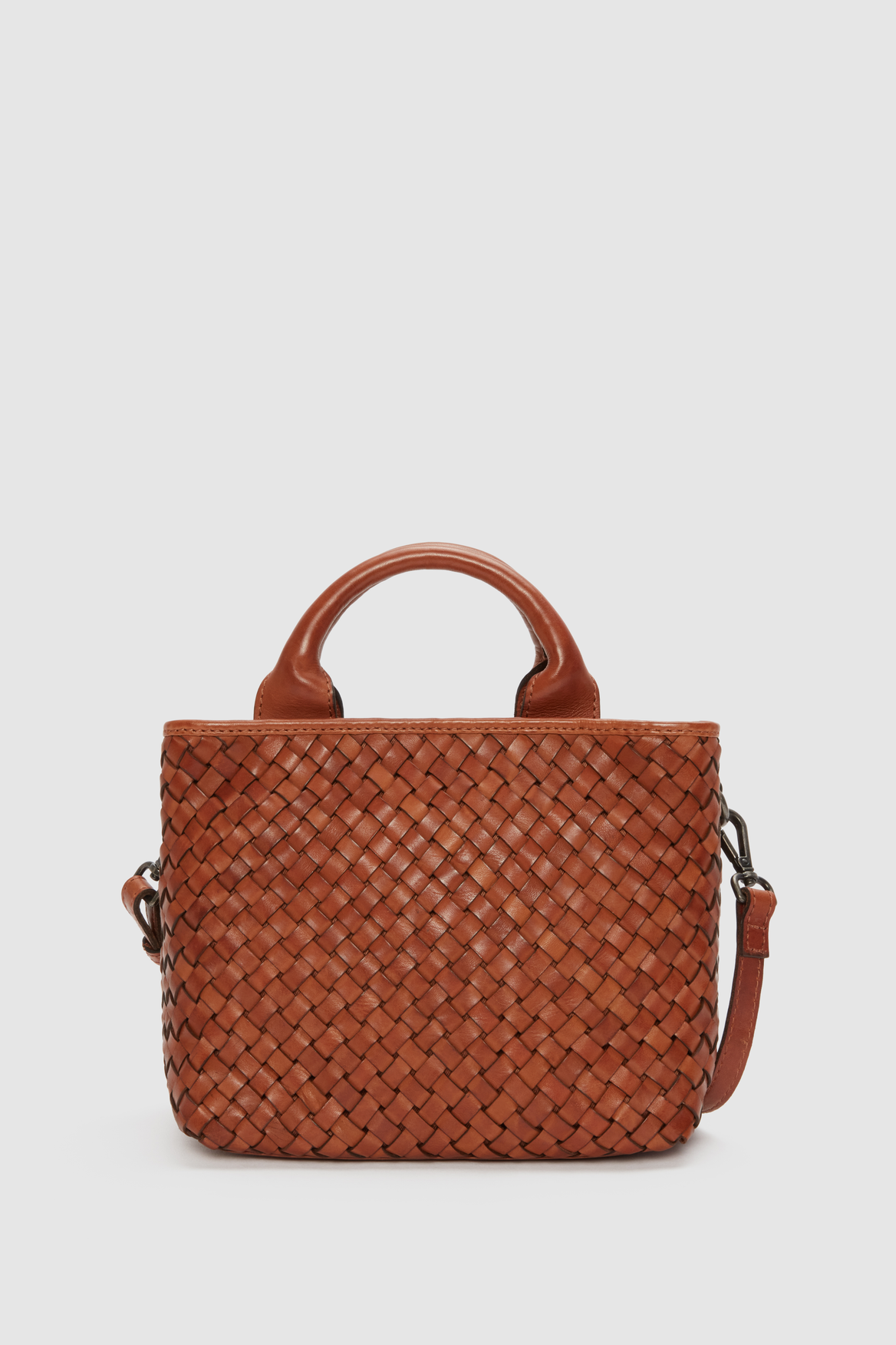 Evity Palma Leather Weave Mini Bag Strandbags Australia