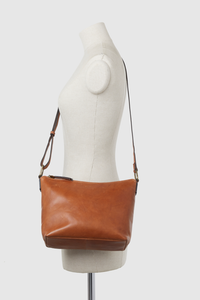 Maya Leather 2 Strap Crossbody Bag