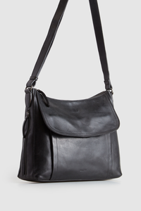 Maya Leather Large Crossbody Bag