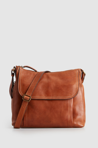 Maya Leather Large Crossbody Bag