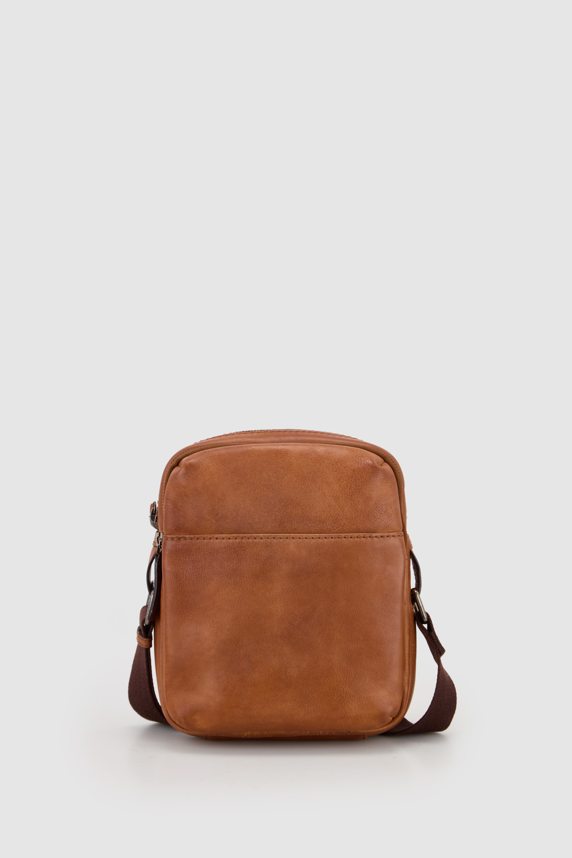 Aaron leather messenger bag store