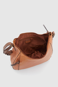 Cam Leather Scoop Crossbody Bag