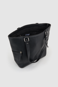 Side Zip Pocket Tote Bag