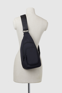 Gia Multi Pocket Nylon Sling Bag