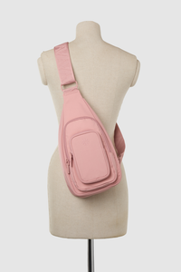 Gia Multi Pocket Nylon Sling Bag