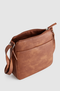 Zip Expandable Crossbody Bag