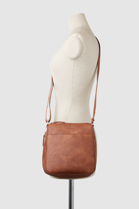 Zip Expandable Crossbody Bag
