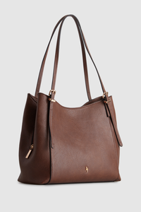 Triple Compartment Tote Bag