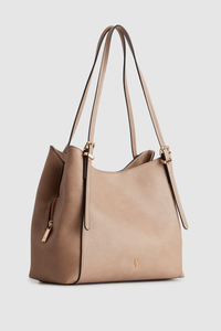 Triple Compartment Tote Bag