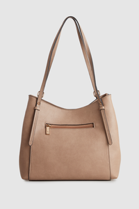 Triple Compartment Tote Bag