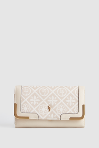 Jacquard Large Clutch Wallet