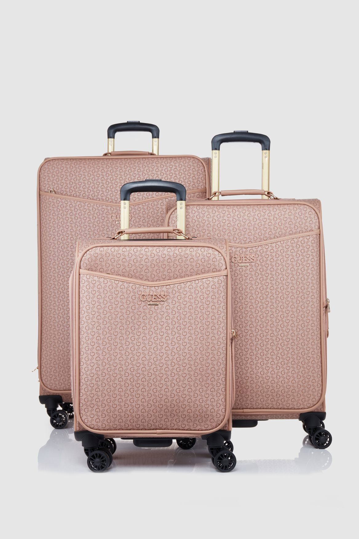 Guess Keota 3pc Suitcase Set Strandbags Australia