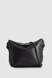 Clara Leather Curve Top Crossbody