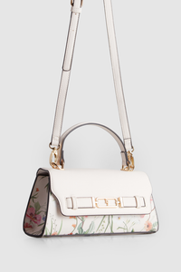 Floral Top Handle Bag