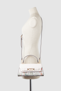 Floral Top Handle Bag