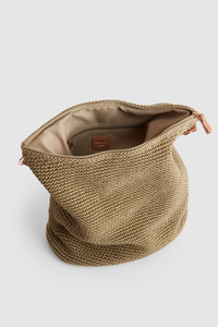 Rayon Crochet Bucket Bag