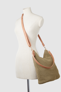 Rayon Crochet Bucket Bag