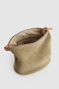 Rayon Crochet Crossbody Bag