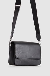 Grace Leather Flap Crossbody Bag