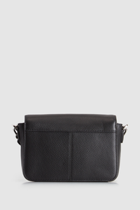 Grace Leather Flap Crossbody Bag