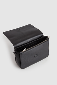 Grace Leather Flap Crossbody Bag