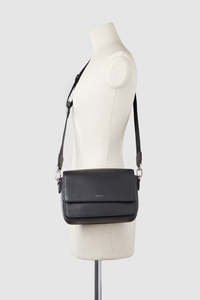 Grace Leather Flap Crossbody Bag