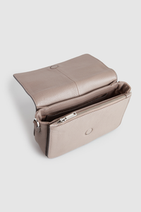 Grace Leather Flap Crossbody Bag