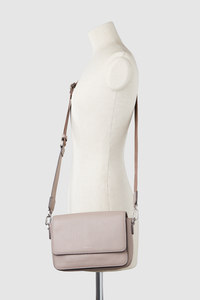 Grace Leather Flap Crossbody Bag