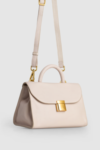 Lucia Leather Top Handle Bag