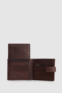 Leather Tab Wallet