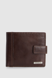Leather Tab Wallet