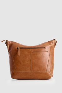 Elise Leather Weave Bucket Bag