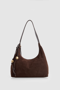 Nina Leather Suede Hobo Bag