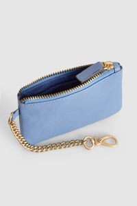 Leather Mini Slim Pouch Charm