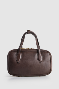 Lucia Leather Bowling Bag