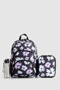 Blue Juice Daisy Floral Backpack