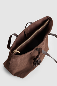 Elena Suede Tote Bag
