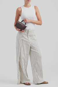 Noosa Leather Trim Crossbody Bag