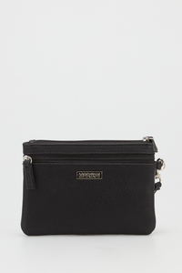 Triple Zip Wristlet Wallet