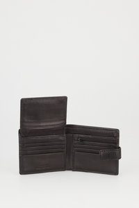 RFID Kyoto Leather Tab Wallet