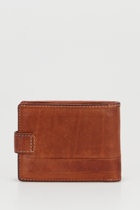 RFID Leather Tab Wallet