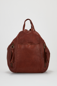 Ari Leather Tassel Backpack