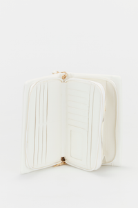 Double Ziparound Clutch Wallet
