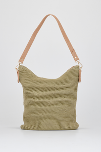 Rayon Crochet Bucket Bag