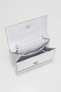 Diamante & Pearl Clutch Bag