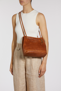 Piper Leather Plait Trim Tote Bag