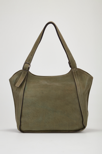 Maya Leather Buckle Tote Bag