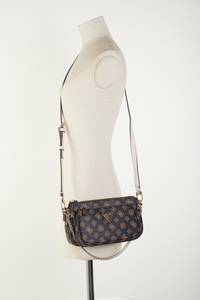 Noelle Double Zip Crossbody Bag