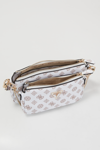Noelle Double Zip Crossbody Bag