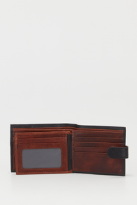RFID Leather Tab Wallet